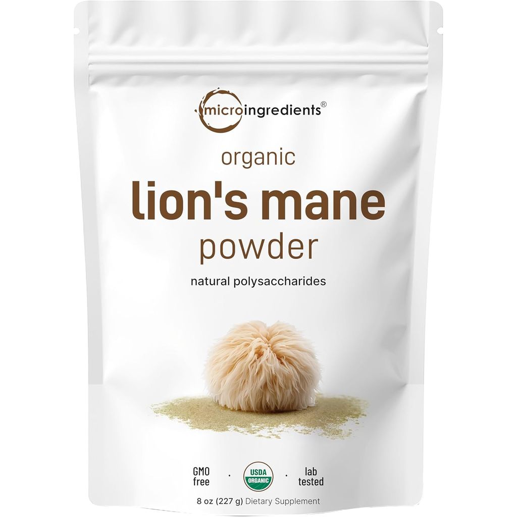 Micro Ingredients Lions Mane Powder, 8oz