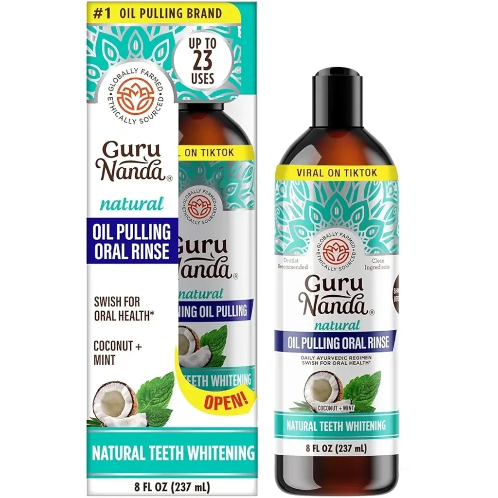 Guru Nanda Coconut Oil Pulling,