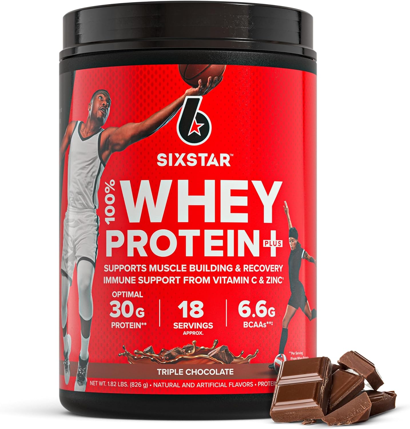 Six Star Whey Protein Powder Chocolate