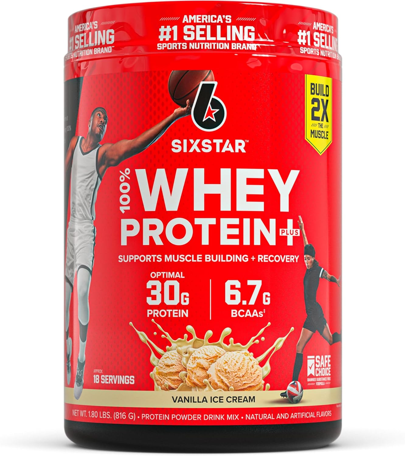 Six Star Whey Protein Powder Vanilla