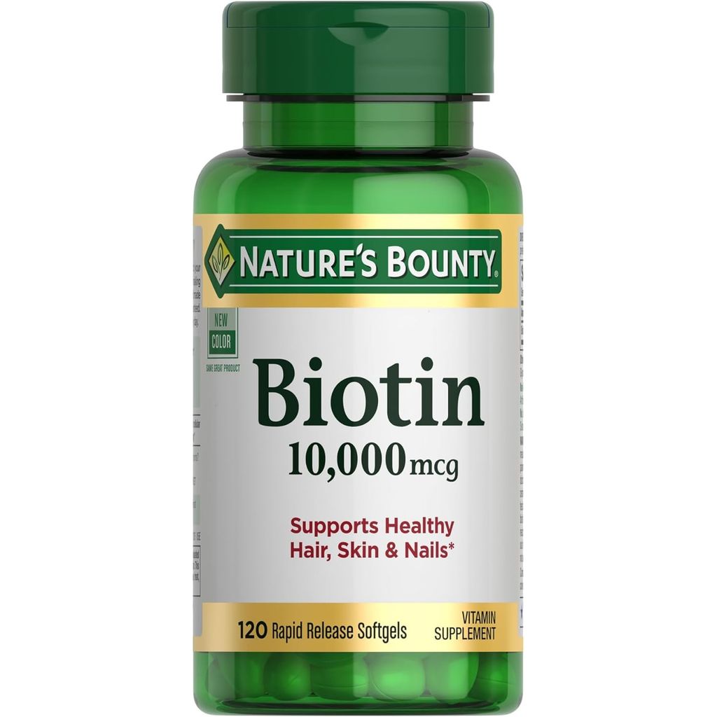 Nature’s Bounty Biotin 10,000mcg 120 softgels