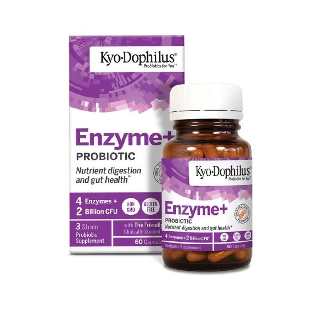 Kyolic Kyo-Dophilus Enzyme+ Probiotic – Digestive Enzymes 60s (30 servings)